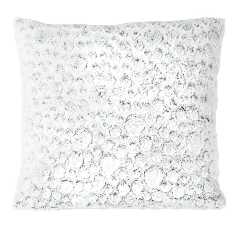 Kiana Pillow, White/Grey