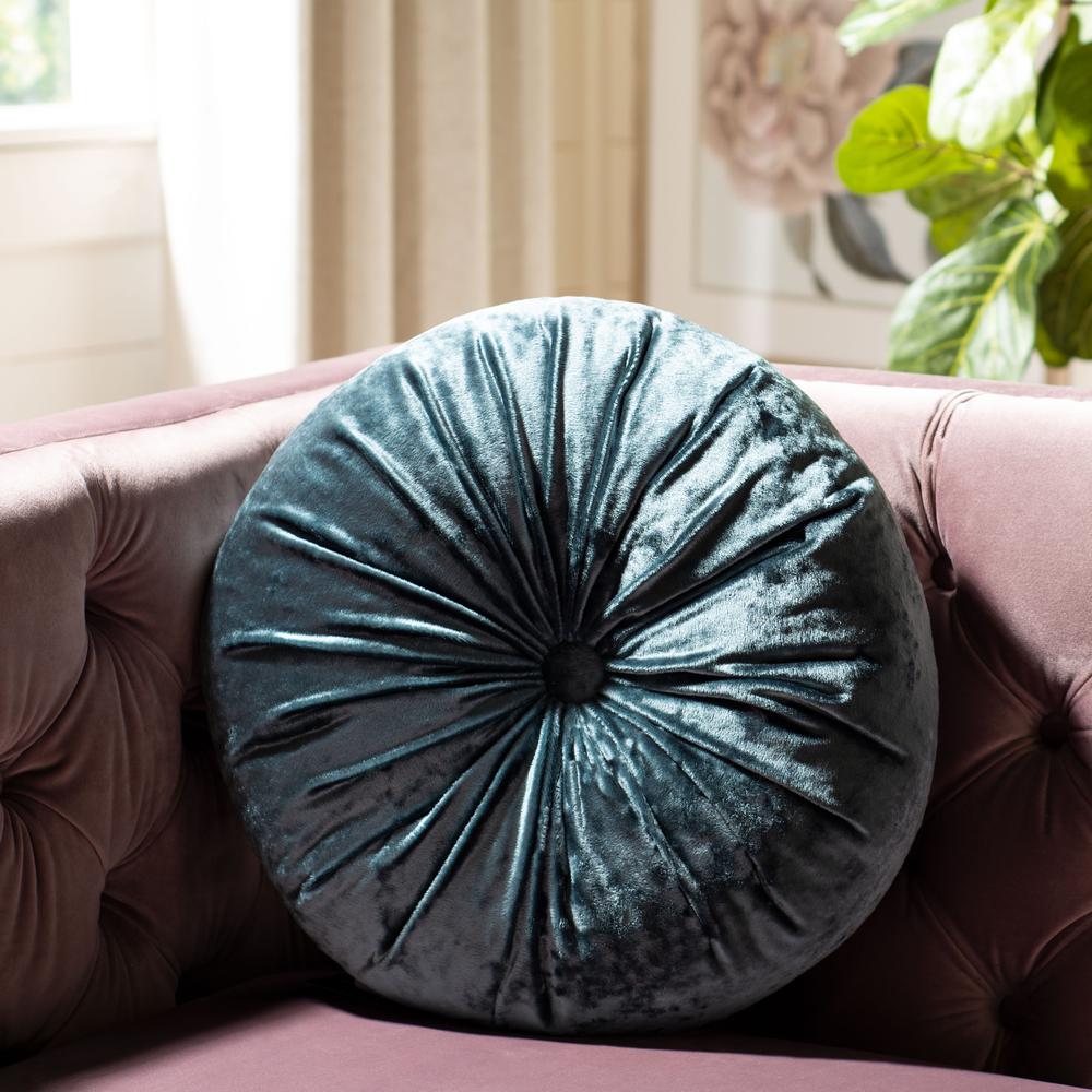 Caramia Pillow, Smoke Blue
