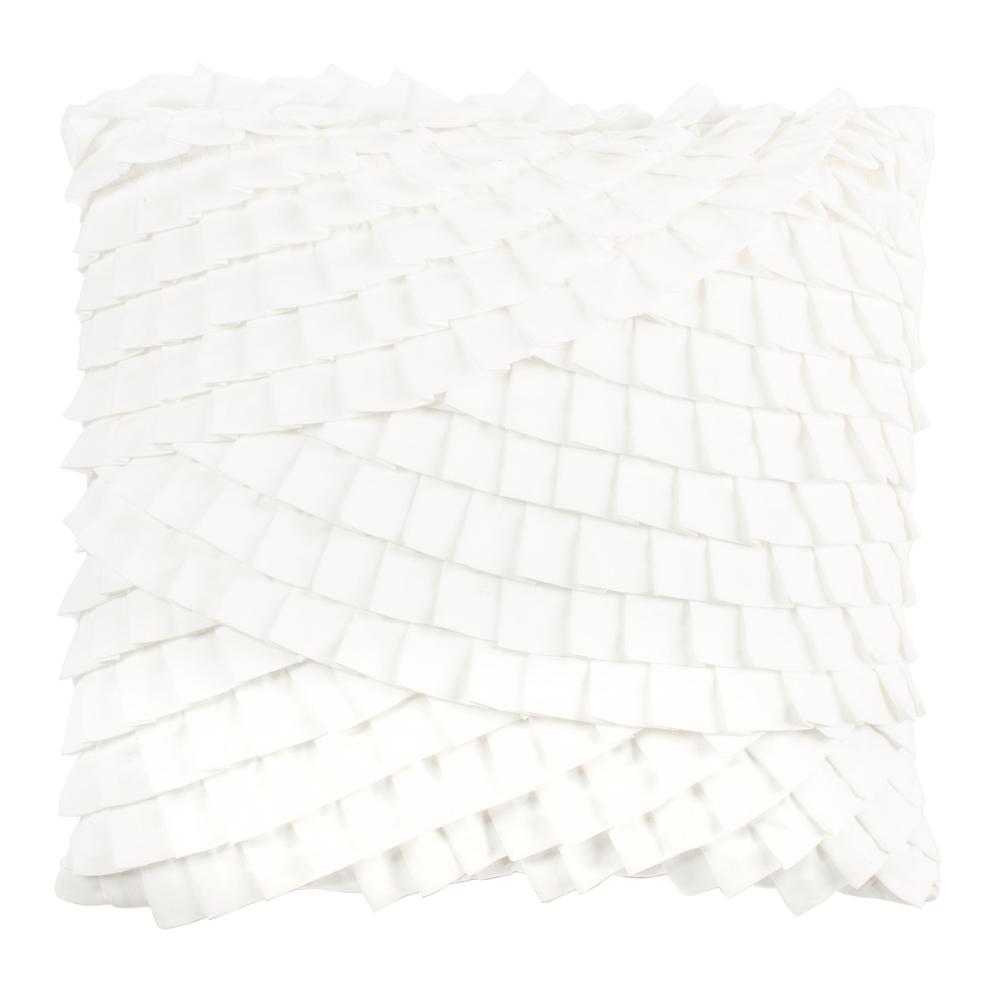 Teagen Pillow, White