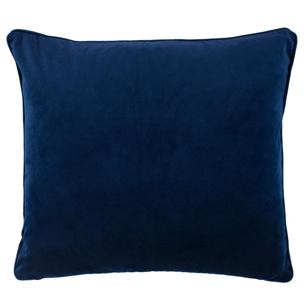 Rayen Skull Pillow, Dark Blue/Silver