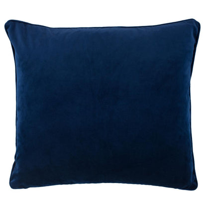 Rayen Skull Pillow, Dark Blue/Silver