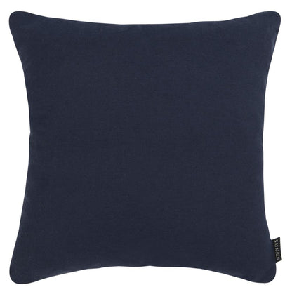 Blossom Pillow, Navy/Periwinkle 16" x 16"