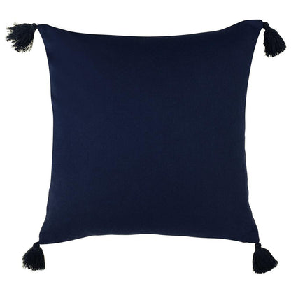 Cassia Pillow, Navy/White