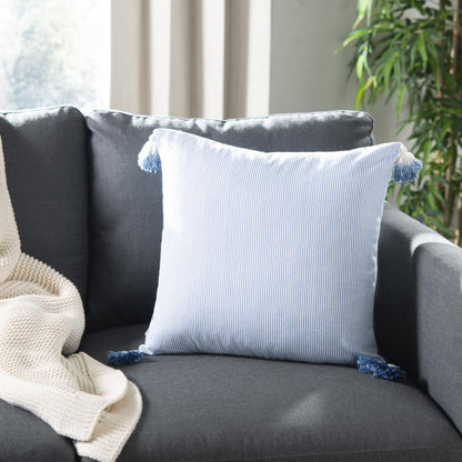 Sidney Pillow, Blue/White