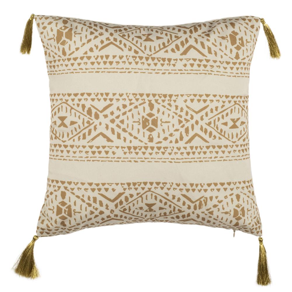 Valen Pillow, Beige/Brown