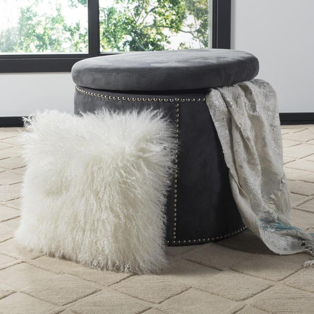 FAUX FLOKATI PILLOW, PLS733A-2020