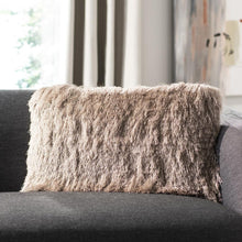 Chic Shag Pillow, Beige, PLS735A-1220