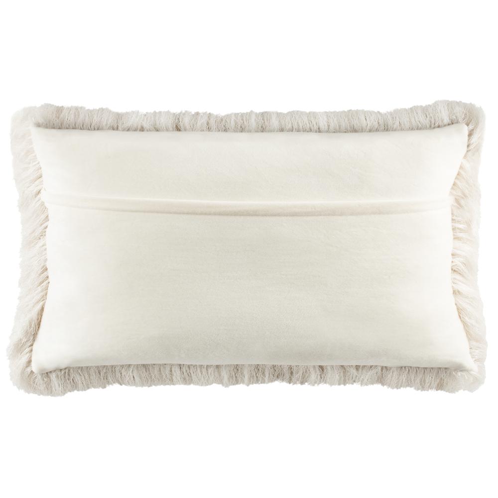 Cali Shag Pillow, Ivory