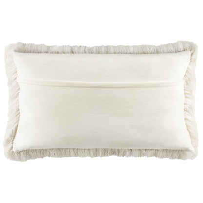 Cali Shag Pillow, Ivory