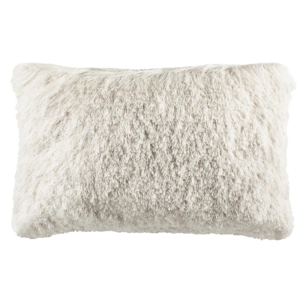 Cali Shag Pillow, Ivory