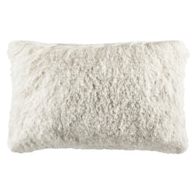 Cali Shag Pillow, Ivory