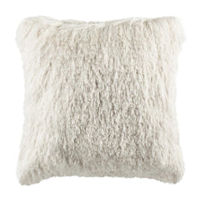 Chic Shag Pillow, Ivory