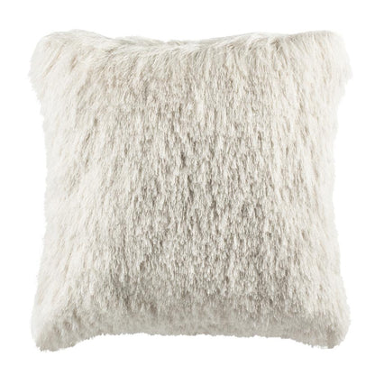 Chic Shag Pillow, Ivory