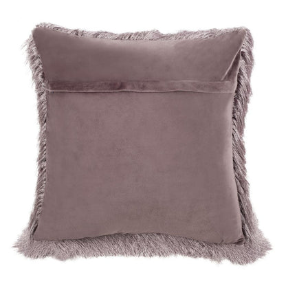 Venice Shag Pillow, Lilac