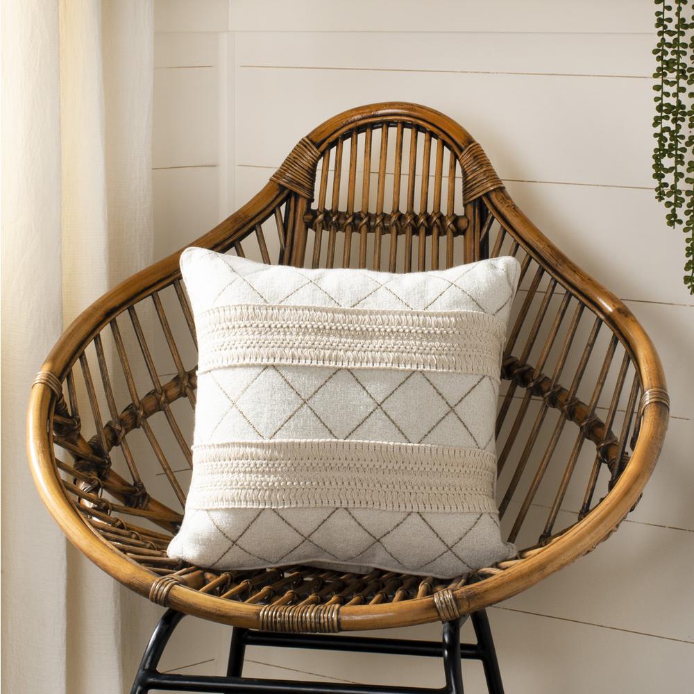 Braxton Pillow, Cream