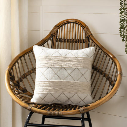 Braxton Pillow, Cream