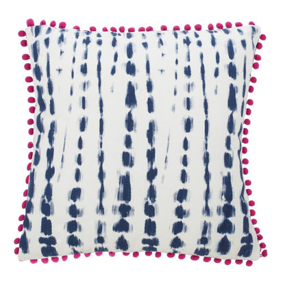 Atalia Pillow, Pink/Cream/Navy