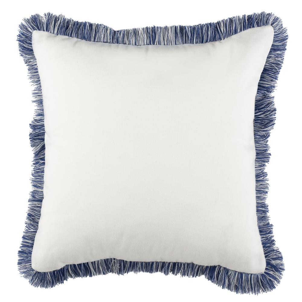 Kayden Pillow, Blue/Cream