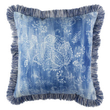 Kayden Pillow, Blue/Cream