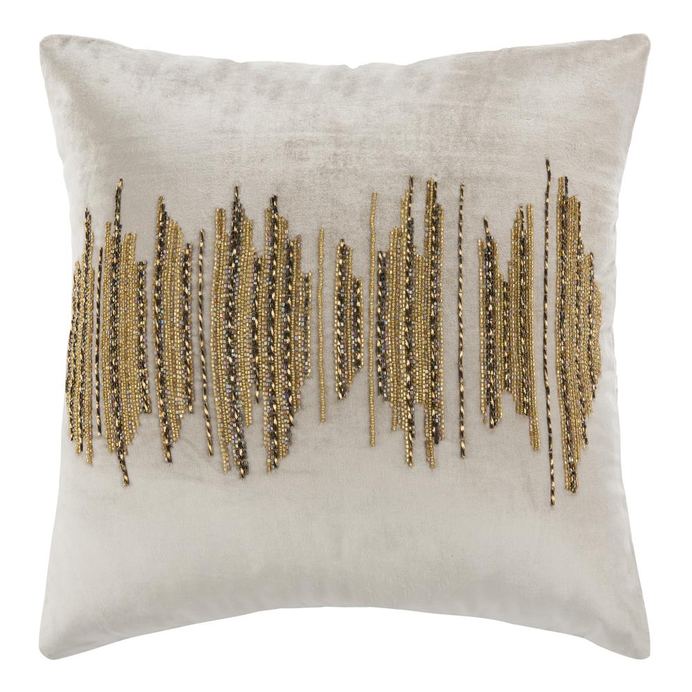 Deston Darling  Pillow, Beige/ Gold/Copper, PLS880A-2020