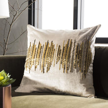 Deston Darling  Pillow, Beige/ Gold/Copper, PLS880A-2020
