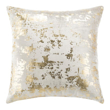 Edmee Metallic  Pillow, Beige/Gold, PLS881A-2020