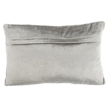 Edmee Metallic  Pillow, Light Grey/Silver, PLS881B-1220