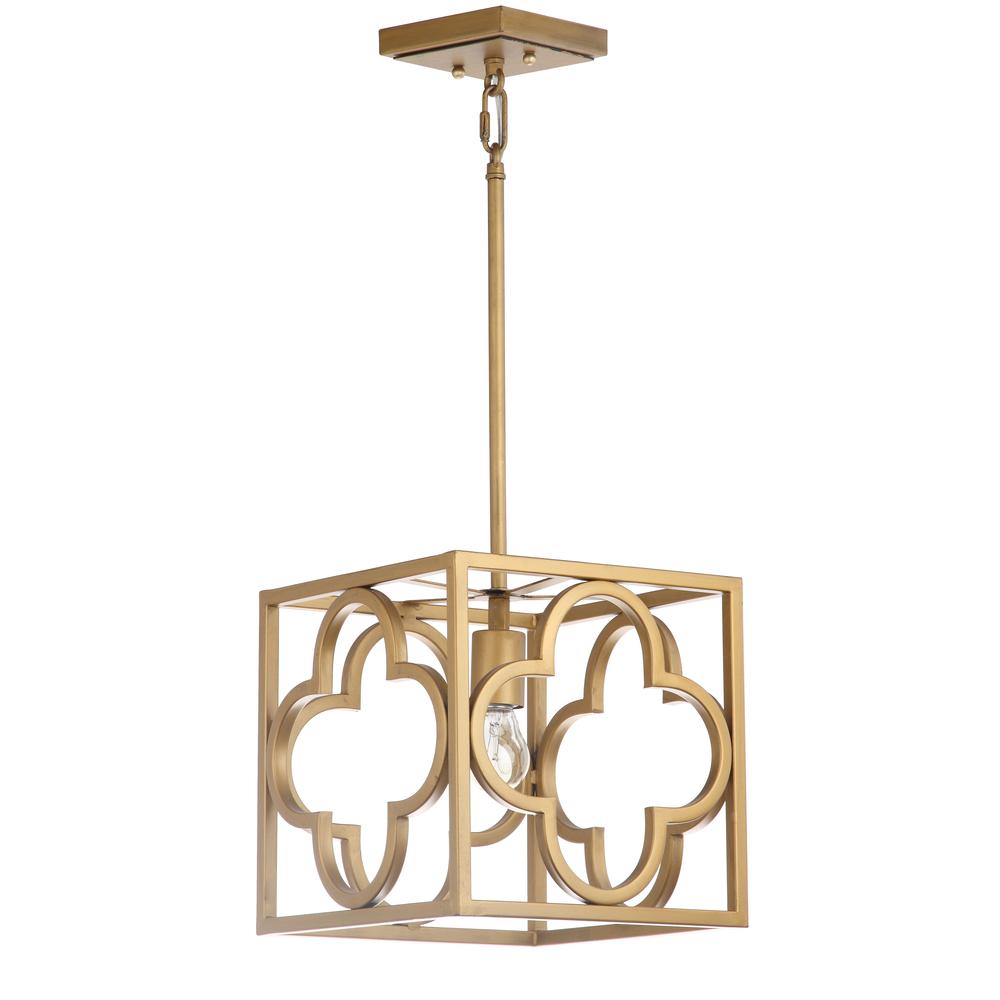 Rabia Trellis Pendant, Gold