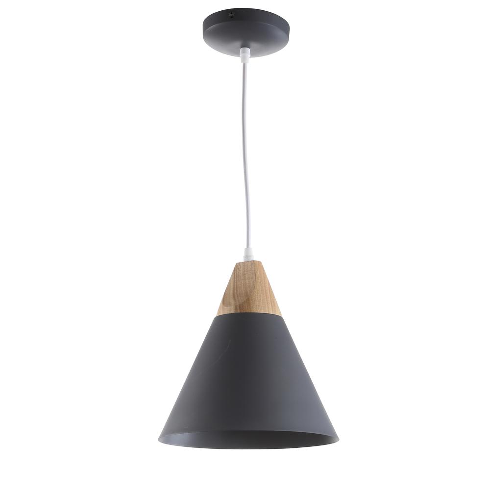 Cila Pendant, Dark Grey/Light Brown