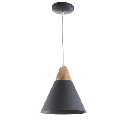 Cila Pendant, Dark Grey/Light Brown