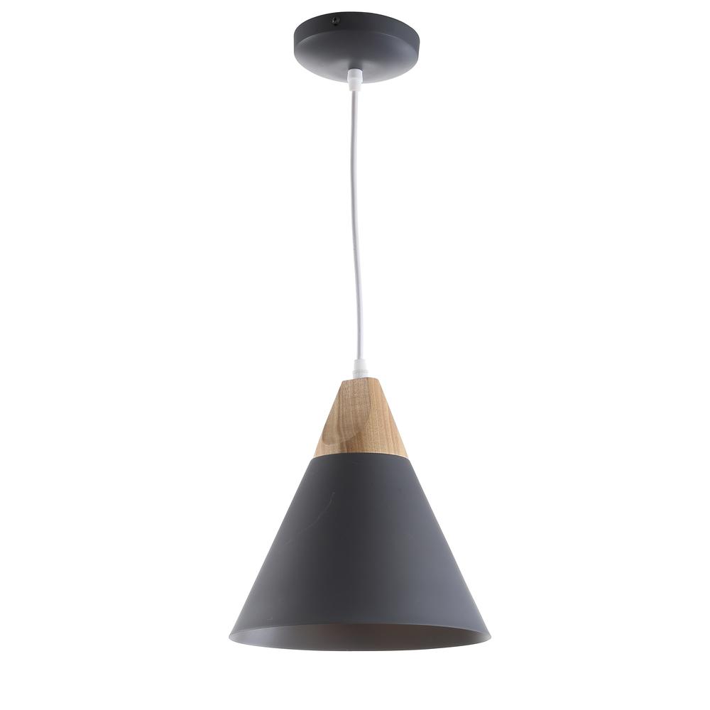 Cila Pendant, Dark Grey/Light Brown