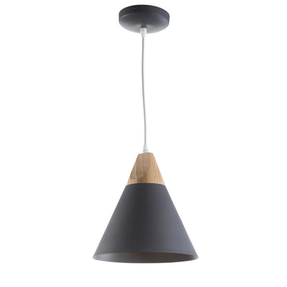 Cila Pendant, Dark Grey/Light Brown
