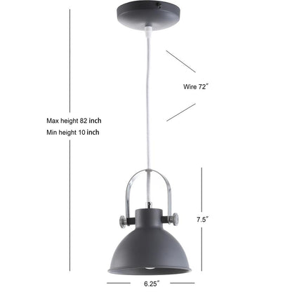 Rove Pendant, Dark Grey