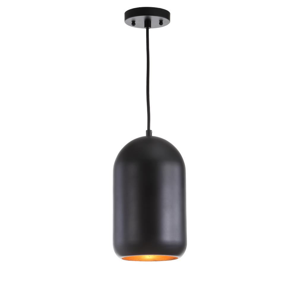 Carisir Pendant, Painted Black