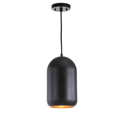 Carisir Pendant, Painted Black