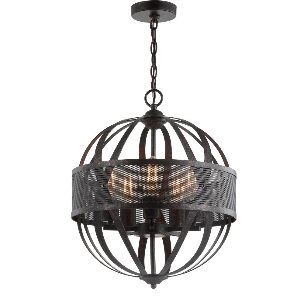 Colby Pendant, Dark Grey