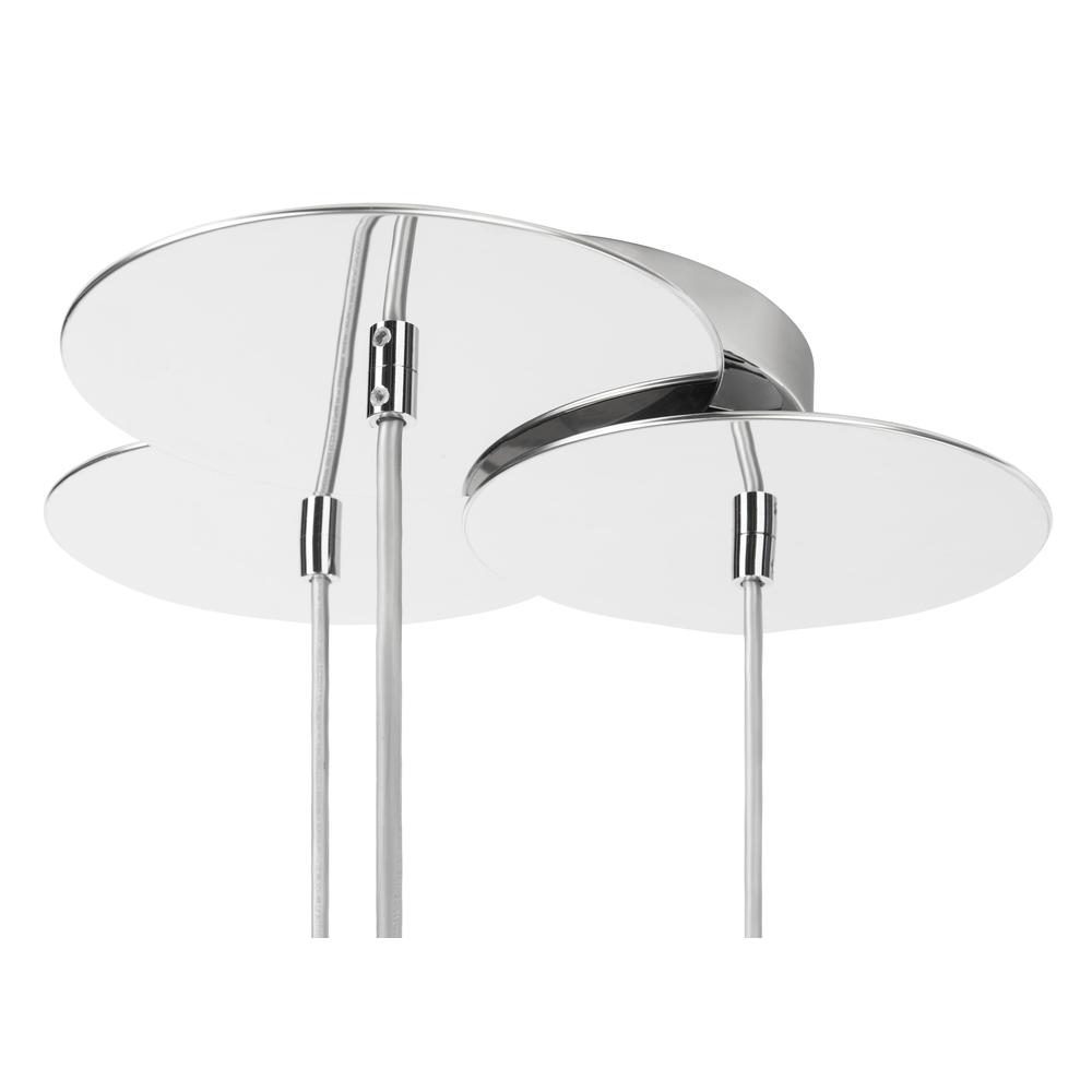 Ranlon Pendant, Silver/Chrome