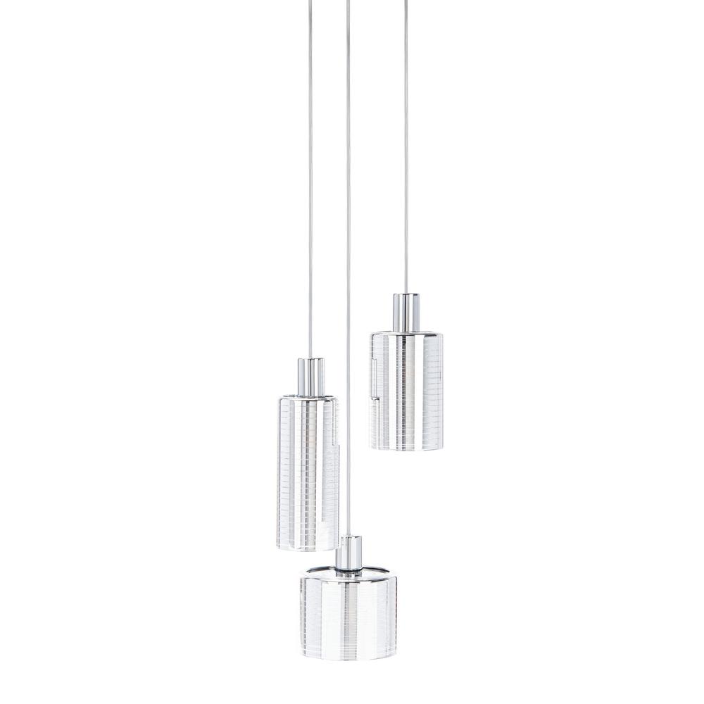Ranlon Pendant, Silver/Chrome