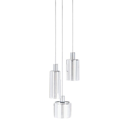 Ranlon Pendant, Silver/Chrome
