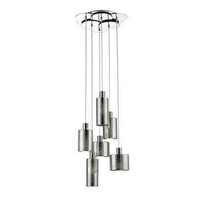 Narin Pendant, Silver/Chrome