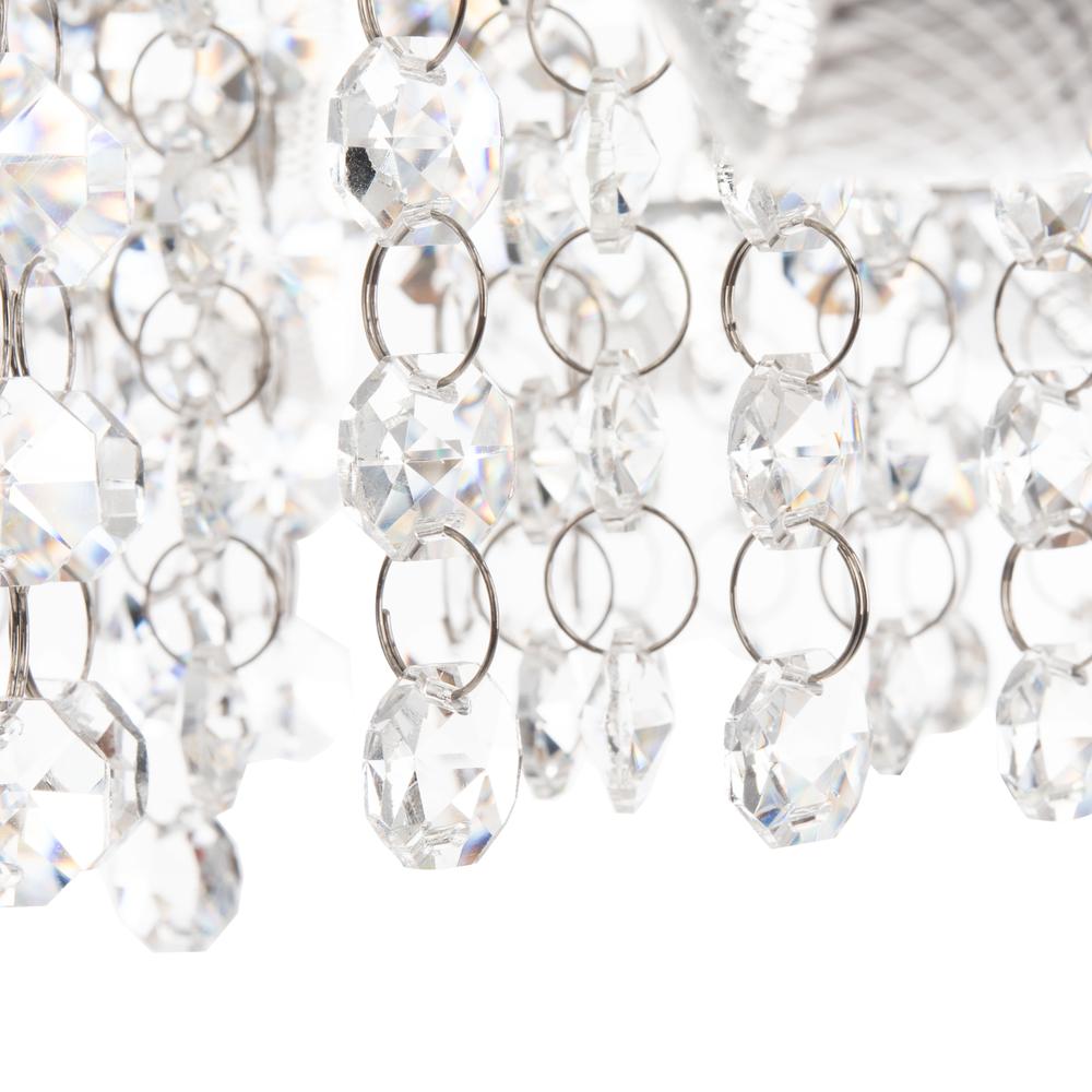 Fania Pendant, Chrome/Silver