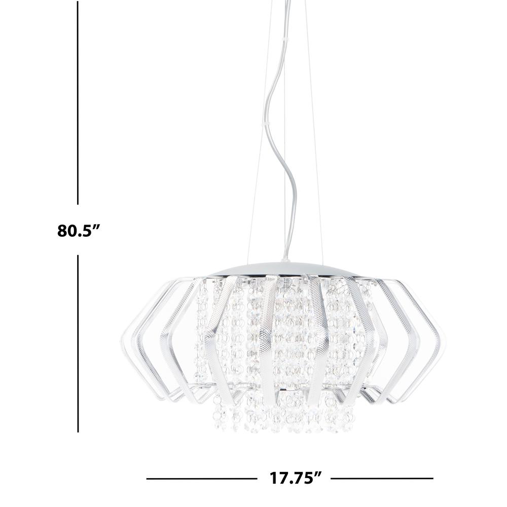 Fania Pendant, Chrome/Silver