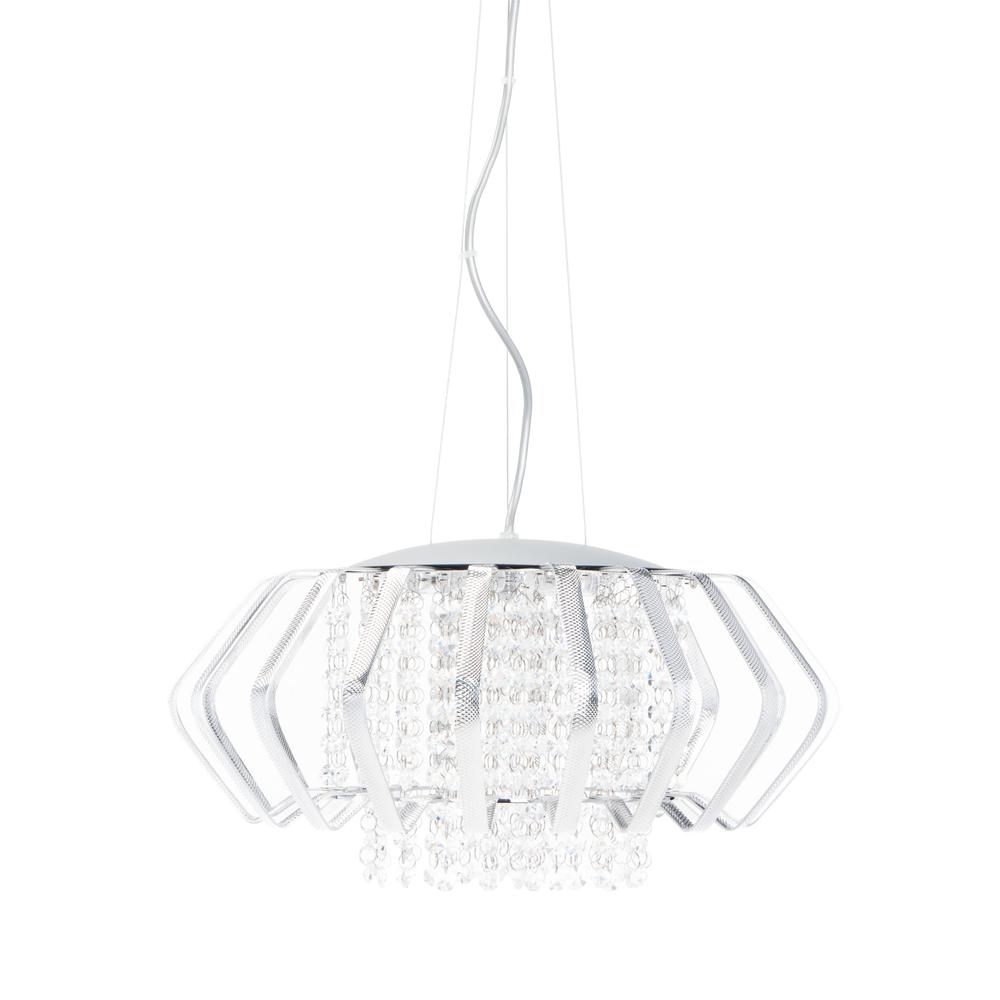 Fania Pendant, Chrome/Silver