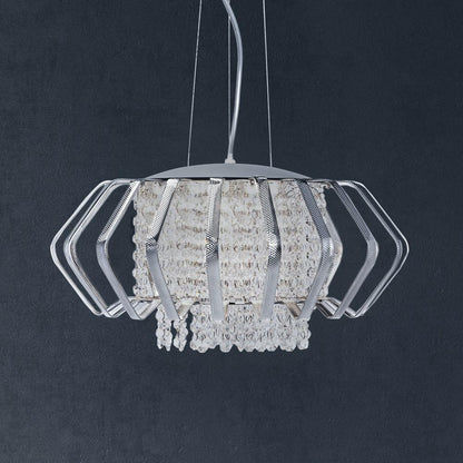Fania Pendant, Chrome/Silver