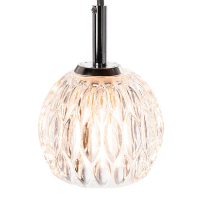 Lanson Pendant, Chrome/Clear