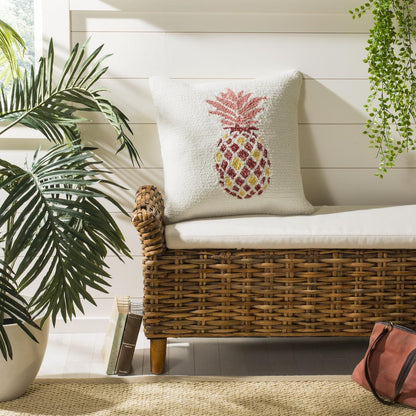 Pure Pineapple Pillow, Red/Yellow/White