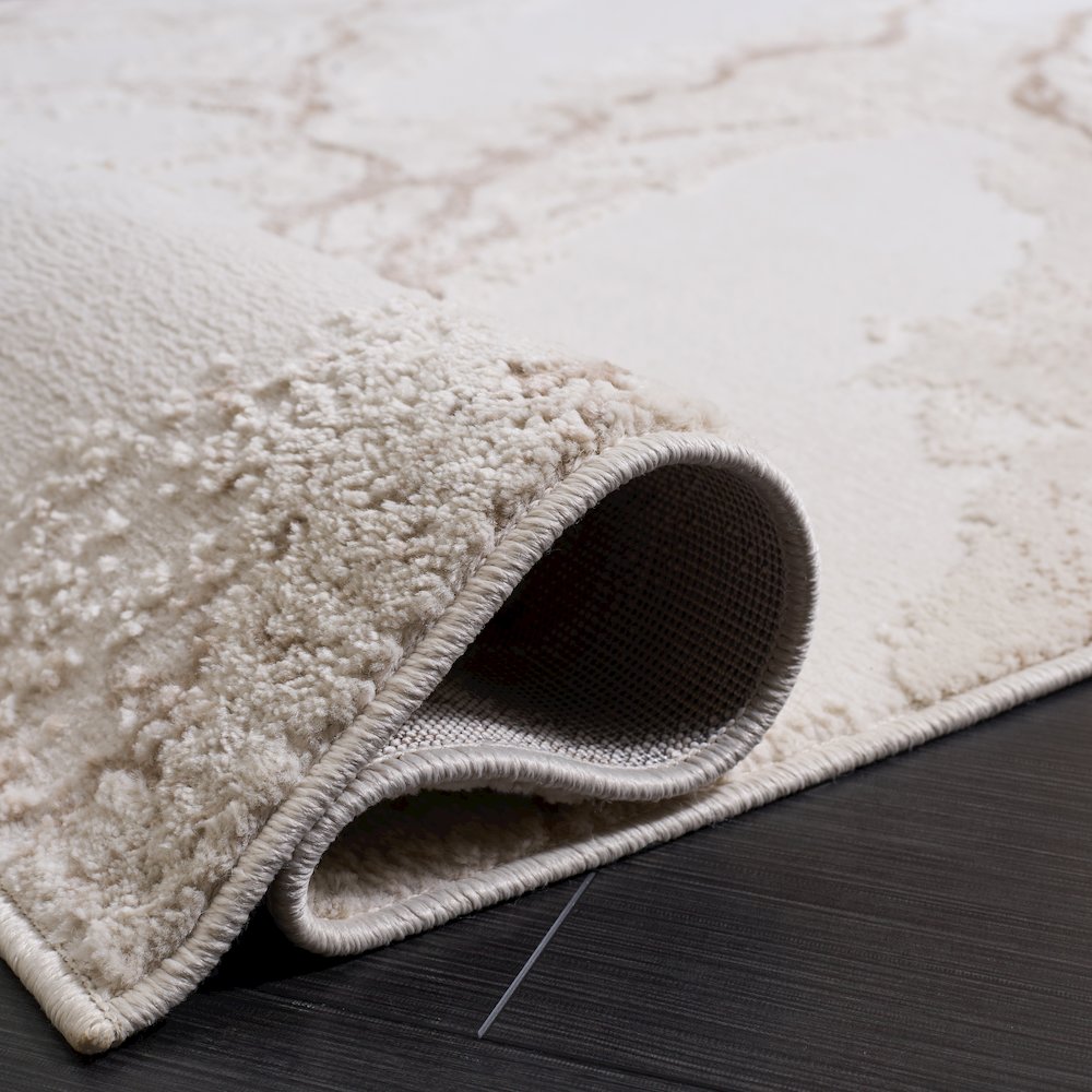 Sable Marble Rug - Ivory / Beige - 4'-0" x 6'-0"