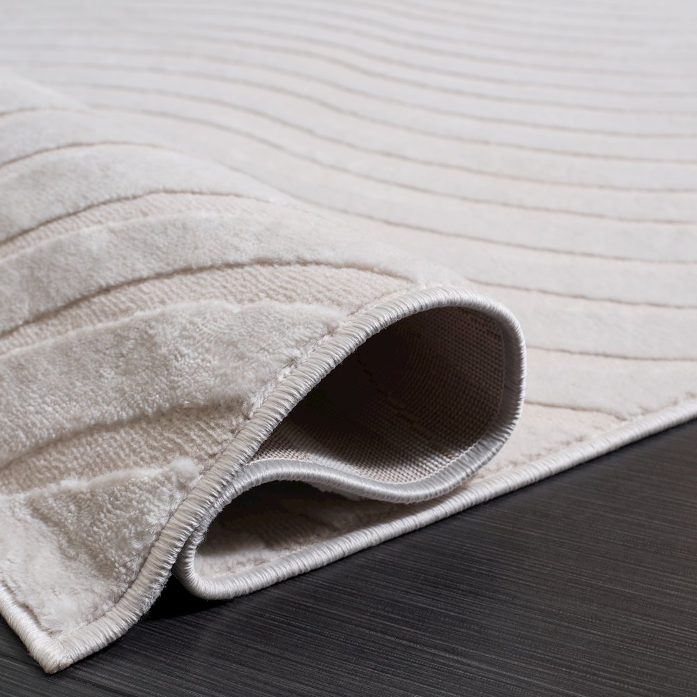 Saylor Wavy Stripe Rug - Ivory - 9'-0" x 12'-0"