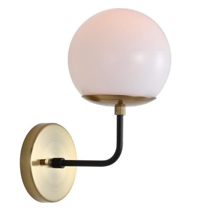 Cayden Wall Sconce, Brass Gold/Black