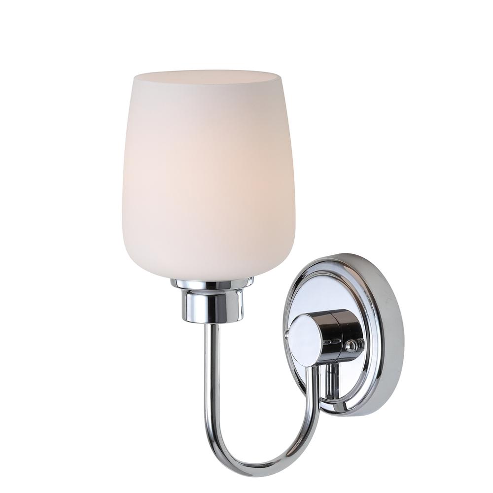 Casen Bathroom Sconce, Chrome